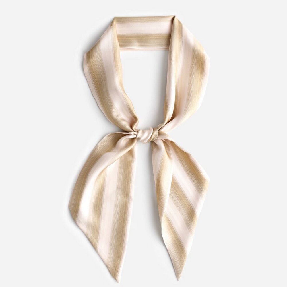 New Madewell Silk Twill Tie Faded Khaki